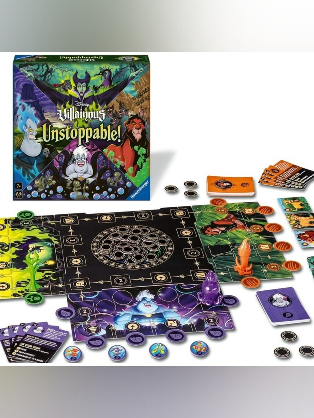 NIB Disney Villainous: Unstoppable! Strategy Board Game by Ravensburger